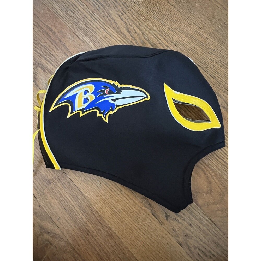 AEW X NFL OFFICIALLY LICENSED LUCHA MASK BALTIMORE RAVENS